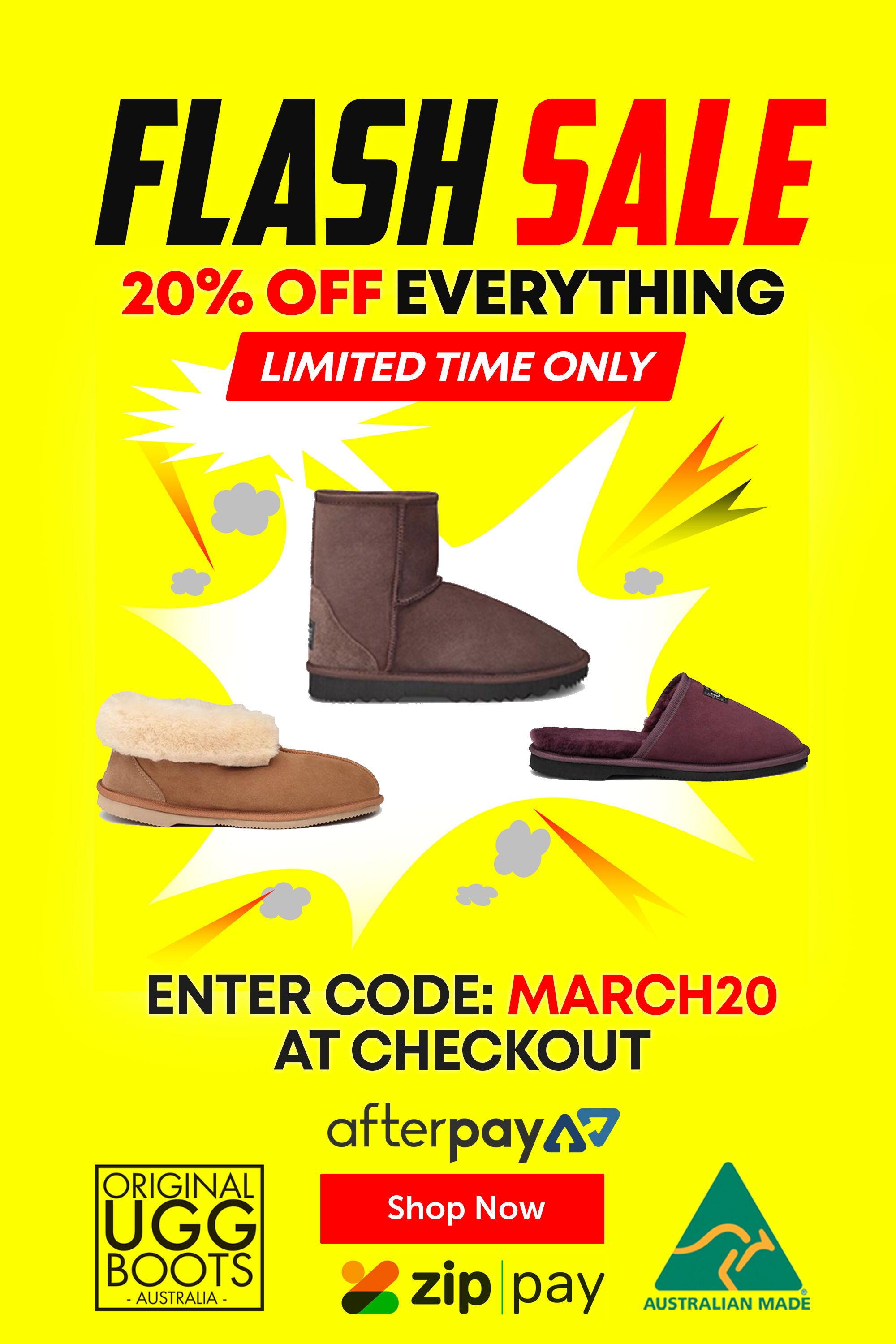 Ugg store 20 off